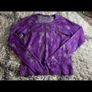 Lululemon Swiftly Tech Long Sleeve Shirt 2.0 *Race Length Shadow Bloom Moonlit